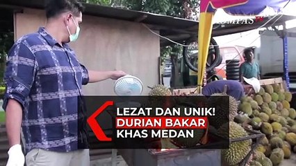 Lezat dan Unik! Durian Bakar Khas Medan