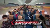 Detik-detik WNI Antri Masuk Pesawat TNI AU di Bandara Afghanistan