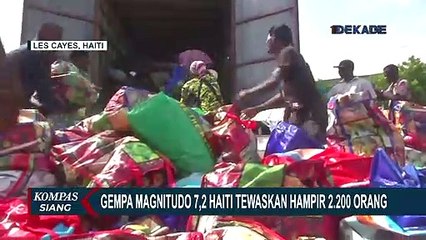 Kondisi Pengungsian Korban Gempa Haiti Jauh dari Layak, Pembagian Bantuan Hampir Rusuh!
