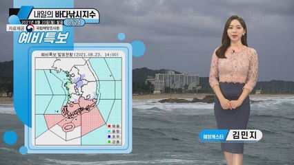 [내일의 바다낚시지수] 8월 24일 화요일, 태풍 북상 중, 시설물 점검과 안전사고 예방 / YTN