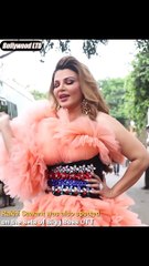 Rakhi Sawant Wearing Very Weird And Open Dress AT Bigg Boss Ott Set Goregoan Filmcity