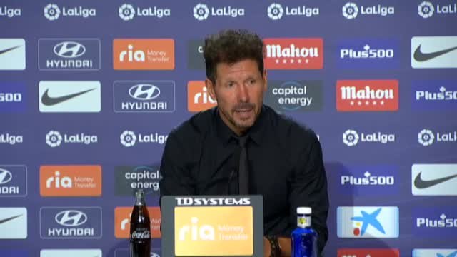 Simeone: Nuestro público es un jugador más para nosotros