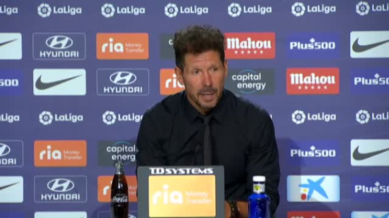 Simeone: "Nuestro público es un jugador más para nosotros"