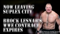BROCK LESNAR's WWE contract EXPIRES (2020)