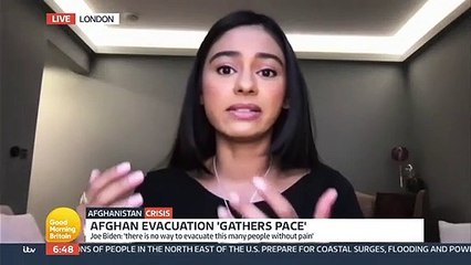 Good Morning Britain - Journalist Nelufar Hedayat speaks passionately about her own family in Afghanistan as she fears for their safety