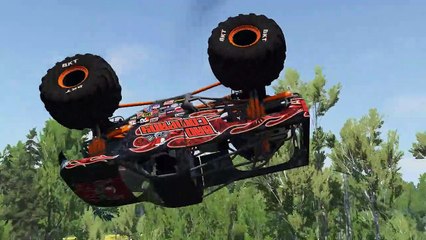 Cars vs Massive Potholes #2 – BeamNG.Drive