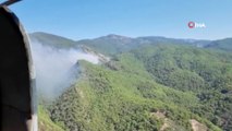 Kazdağları'ndaki yangına müdahale sürüyor