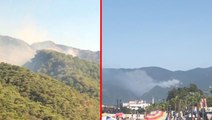 Son Dakika: Kazdağları'nda orman yangını! Edremit'teki yangına havadan ve karadan müdahale sürüyor