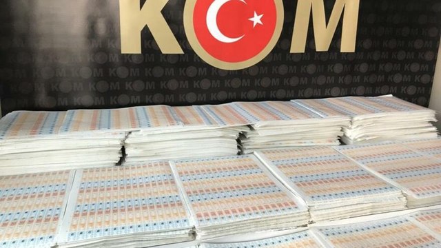 İstanbul’da 387 bin adet sahte alkol bandrolü yakalandı