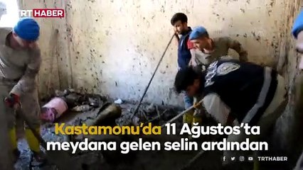 Selden etkilenen vatandaşlara Mehmetçik'ten yardım eli
