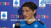 Napoli-Venezia 2-0 22/8/21 intervista dopo gara Eljif Elmas