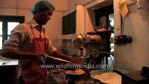 Himalayan baker baking bread
