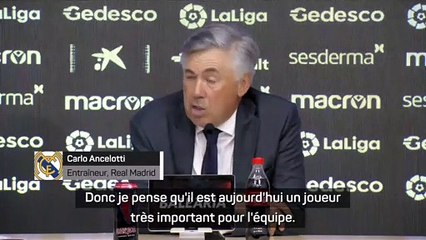 Ancelotti : "Vinícius Júnior, un joueur très important"