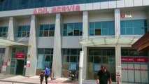 Burdur Devlet Hastanesi'nde sağlık çalışanlarına darp kamerada