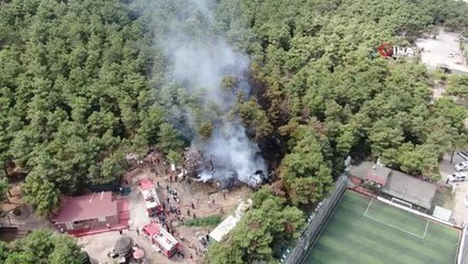 Başıbüyük Ormanında korkutan yangın