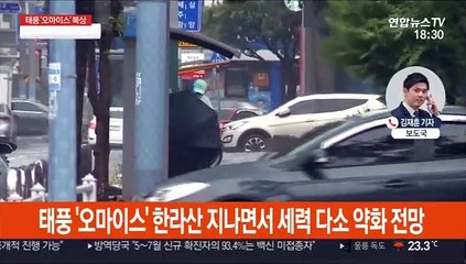 태풍 '오마이스' 자정쯤 남해안 상륙…밤사이 최대 고비