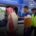 Son Fulfils Mother’s Wish, Books Helicopter Ride On Her 50th Birthday