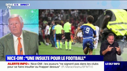 Nice-OM: pour Alain Duhamel, les incidents survenus lors du match sont "un signal"