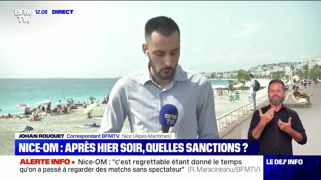 Incidents lors de Nice-OM: les deux clubs convoqués ce mercredi en commission de discipline de la Ligue de football