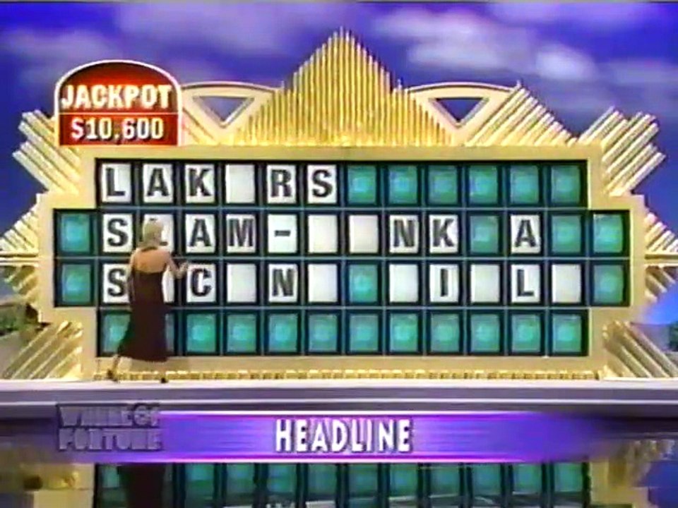 Wheel of Fortune September 3, 2001 (S 19 Premiere) video Dailymotion