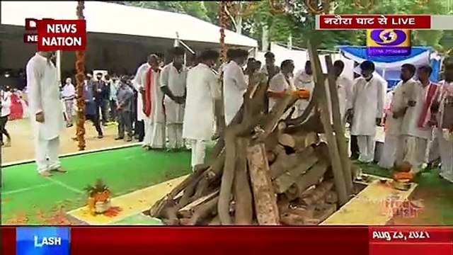Aligarh : BJP Leader and Former CM Kalyan singh`s final journey