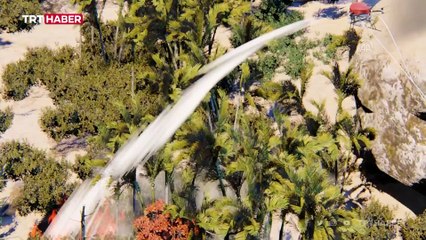 Yangınla mücadele için İHA ordusu