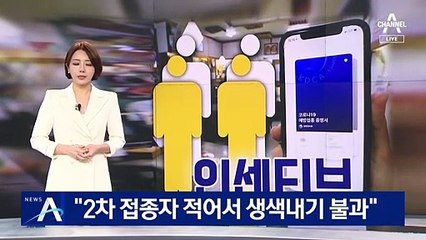 “2차 접종자 적어서 생색내기 불과” 인센티브 실효성 의문