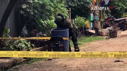 Heboh! Benda Mencurigakan Dalam Gentong di Bekasi Akhirnya Diledakkan Tim Gegana