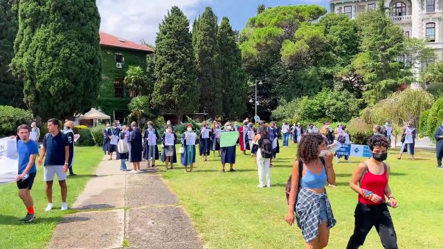 Boğaziçi nöbeti 232'nci gününde: Kabul etmiyoruz, vazgeçmiyoruz