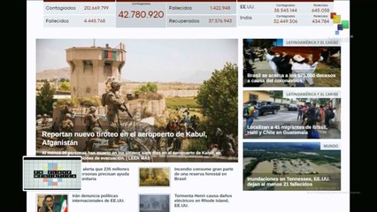 En Clave Mediática 23-08: Reportan nuevo tiroteo en el aeropuerto de Kabul