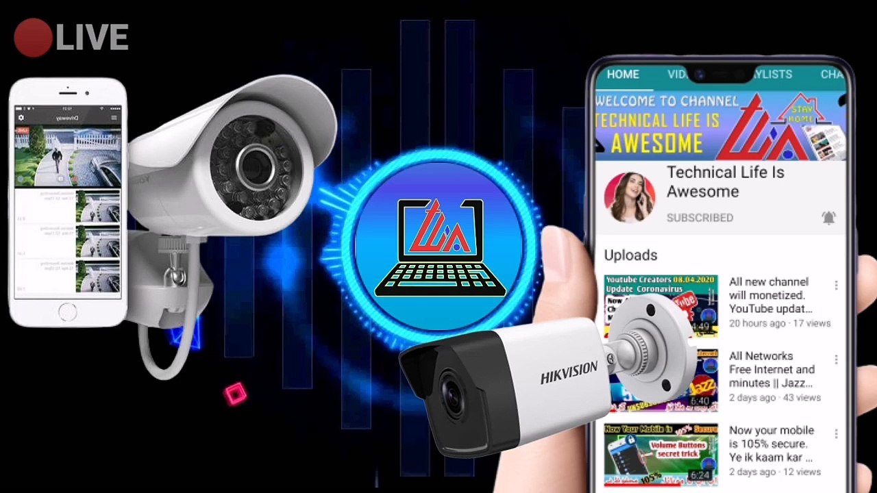Live | Use Mobile Camera As CCTV | 100% Work | MY TECH LIFE | TLIA