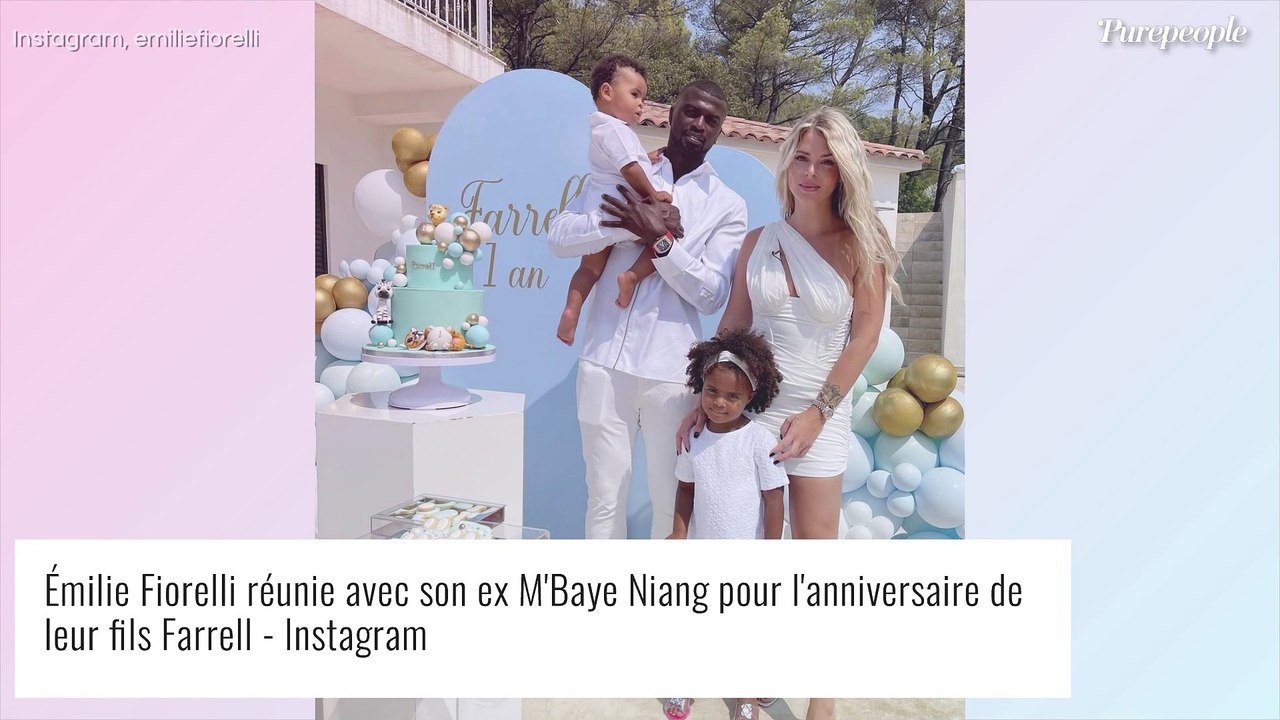 Emilie Fiorelli et son ex M'Baye Niang : retrouvailles et 1er portrait de famille au grand complet
