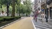 Nouvelle rue cyclable sur l'avenue Louise en service