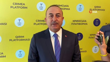 - Çavuşoğlu: 'Ukrayna'nın sınır ve toprak bütünlüğüne olan desteğimizi göstermek için geldik'