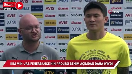 Kim Min-jae: "Fenerbahçe'nin projesi benim açımdan daha iyiydi"