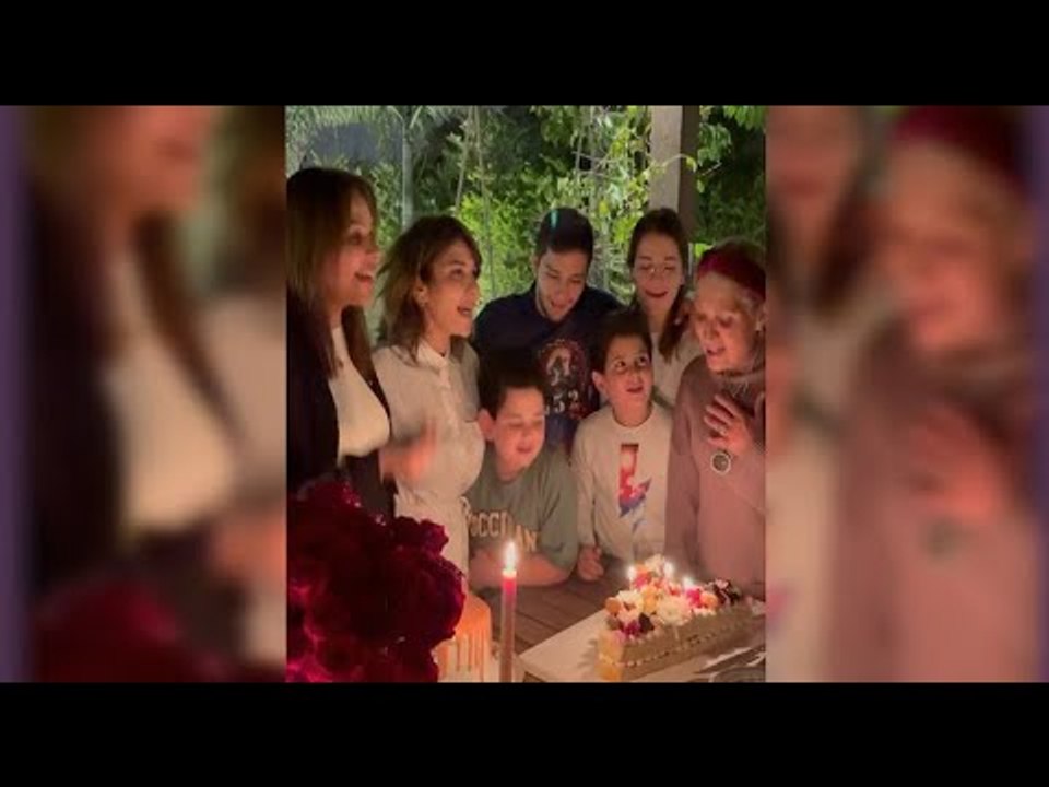 صدمة – أصالة تدخل المستشفى في عيد الأم وتحتفل مع والدتها واولادها بطريقة استثنائية !!