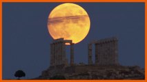 Greek sites stay open to honor 'Sturgeon' full moon