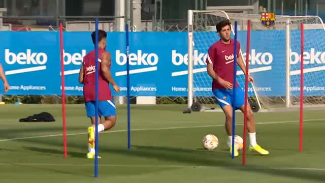 Sesión de recuperación para los convocados ante el Athletic