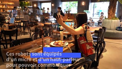 Handicap: à Tokyo, un café à robots fait le pari de l'inclusion