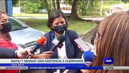 Inamu y Senniaf dan asistencia a huérfanos - Nex Noticias