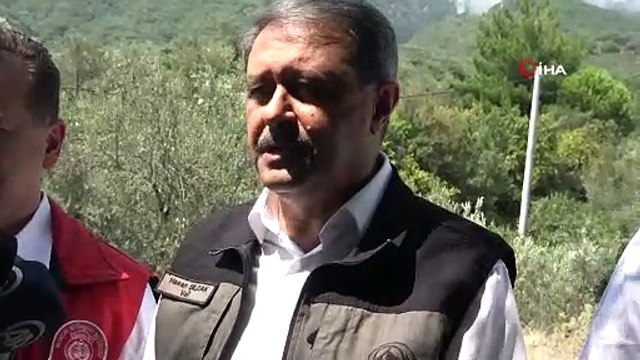 Balıkesir valisi Hasan Şıldak: 12 helikopter ve 3 uçak ile yangına müdahaleyi sürdürüyoruz