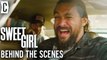 Sweet Girl Behind-the-Scenes - Jason Momoa Playing Guitar and Fighting/ Isabela Merced