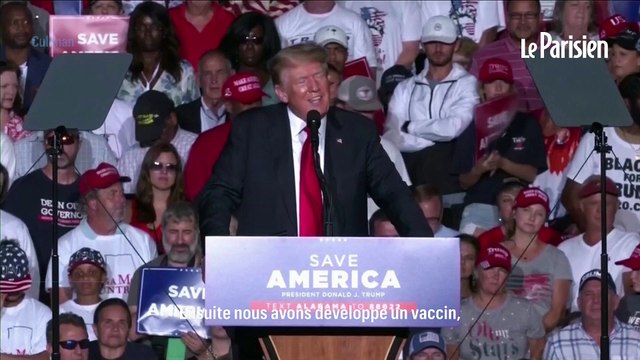 Covid-19 : Donald Trump hué en Alabama après avoir recommandé la vaccination