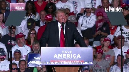 Covid-19 : Donald Trump hué en Alabama après avoir recommandé la vaccination