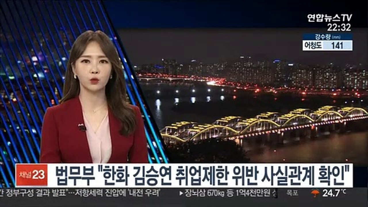 법무부 "한화 김승연 '취업제한 위반' 논란 사실관계 확인"
