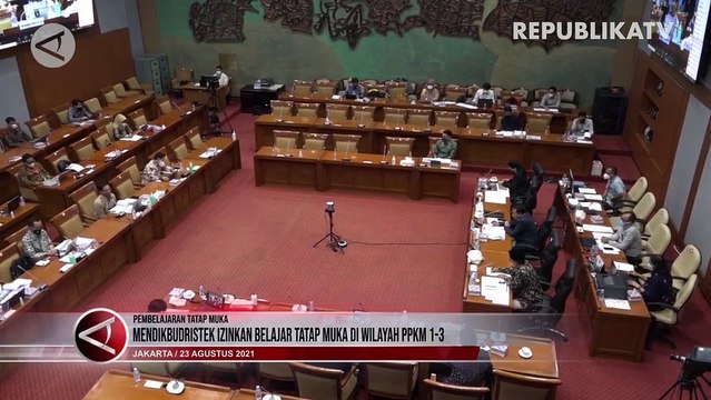 Wilayah PPKM 1-3 Diizinkan Adakan Pembelajaran Tatap Muka