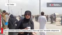 Kabul, giornalista mantiene il sangue freddo in mezzo agli spari: l'incredibile collegamento
