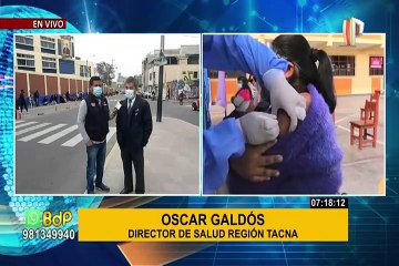 Tacna: inician vacunación a jóvenes mayores de 20 años