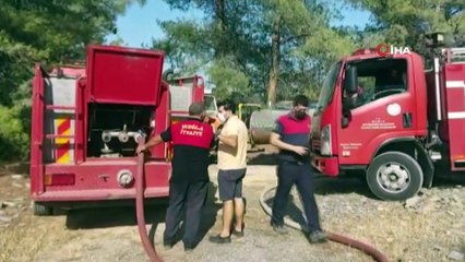 Bodrum’daki yangın büyümeden kontrol altına alındı