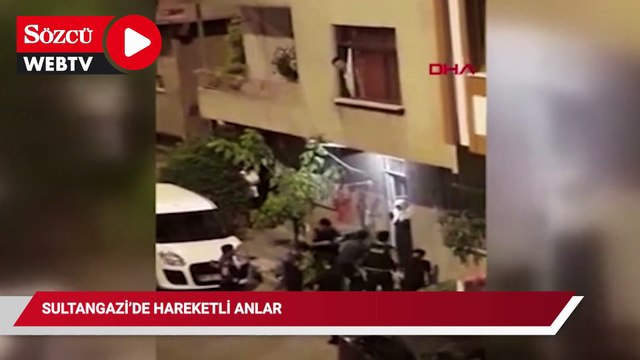 Sultangazi'de hareketli anlar; polisten kaçan iki kişi yakalandı